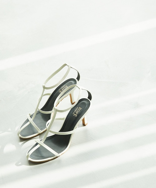 ROPE'（ロペ）の「ナローストラップサンダル（サンダル・レディース・オフホワイト・35.5/36.5/37.5）」の3枚目の写真