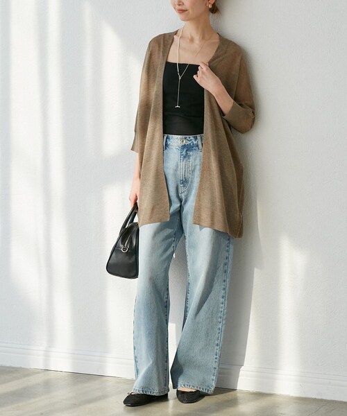 ROPE' PICNIC(ロペピクニック)の「【AIRina/エアリーナ】軽くてやわらかいシアーグリッターバレエシューズ(バレエシューズ・レディース・ブラック/キナリ・L/M/S)」の19枚目の写真