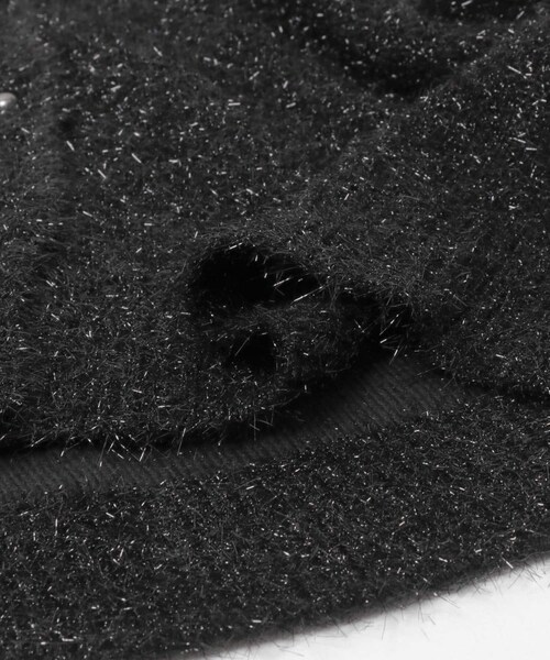 URBAN RESEARCH ROSSO（アーバンリサーチロッソ）の「ラメシャギーカーディガン（カーディガン/ボレロ・レディース・BLUE GRAY/BLACK・Free）」の12枚目の写真