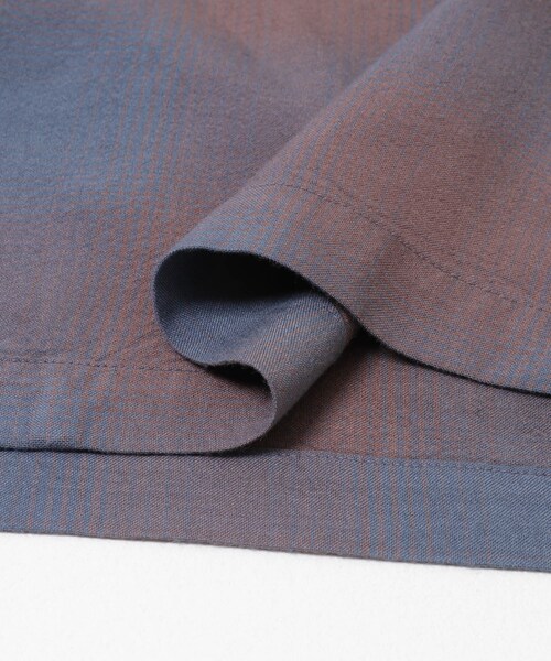 URBAN RESEARCH（アーバンリサーチ）の「new basic　BISHU RAYON CHECK SHIRTS（シャツ/ブラウス・メンズ・PINK/NAVY・M/L/XL）」の15枚目の写真