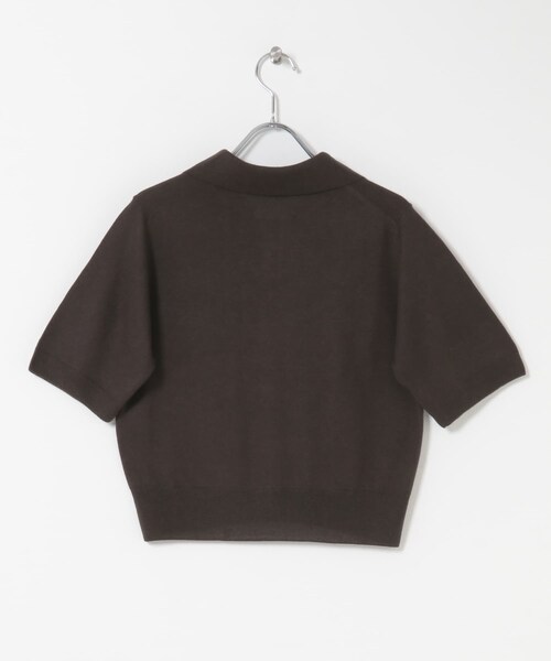 URBAN RESEARCH DOORS(アーバンリサーチドアーズ)の「FUJI SILKCASHMERE SKIPPERPOLO(ニット/セーター・レディース・BROWN/BEIGE/OFF WHITE・2)」の13枚目の写真