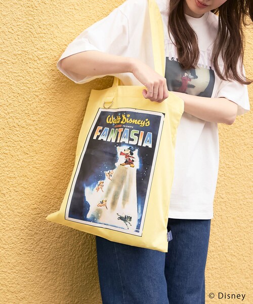URBAN RESEARCH（アーバンリサーチ）の「別注/Disney/トートバッグ（トートバッグ・レディース・RED/NAVY/YELLOW/PINK/BLACK-1/BLACK-2・Free）」の12枚目の写真