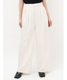 MURUA | ダブルタックワイドパンツ【セットアップ着用可】(その他パンツ)