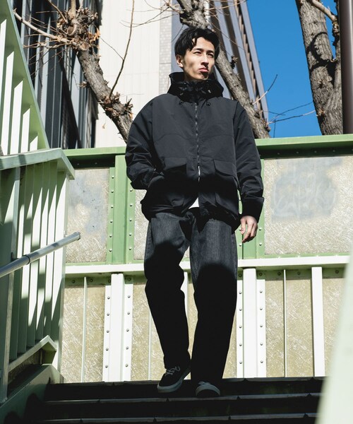 URBAN RESEARCH DOORS(アーバンリサーチドアーズ)の「『別注』Snow Peak Apparel×DOORS NYLON WASHER PARKA(マウンテンパーカー・メンズ・GREIGE/CHARCOAL/BLACK・M/L/XL)」の20枚目の写真