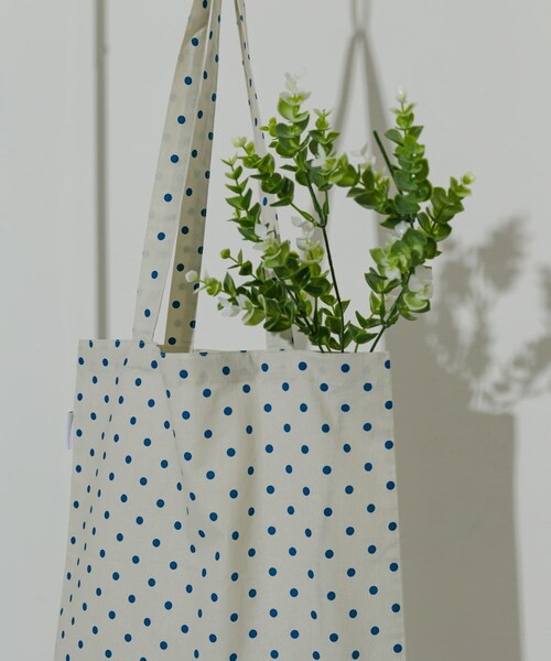 SMELLY（スメリー）の「プリントトートバッグM（トートバッグ・レディース・FLOWER/STRIPE/CHECK/DOT/CHERRY/EMBROIDERY・M）」の20枚目の写真