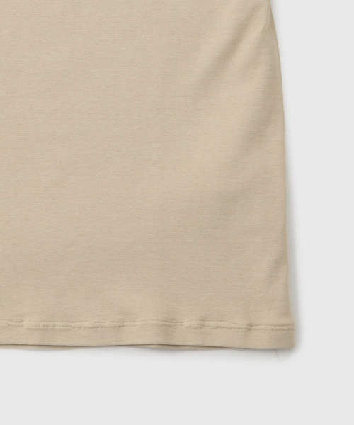 ADAM ET ROPE'（アダムエロペ）の「【CAMIEL FORTGENS/カミエル フォートヘンス】NORMAL TEE 1/1 RIB（Tシャツ/カットソー・メンズ・ベージュ・M）」の6枚目の写真