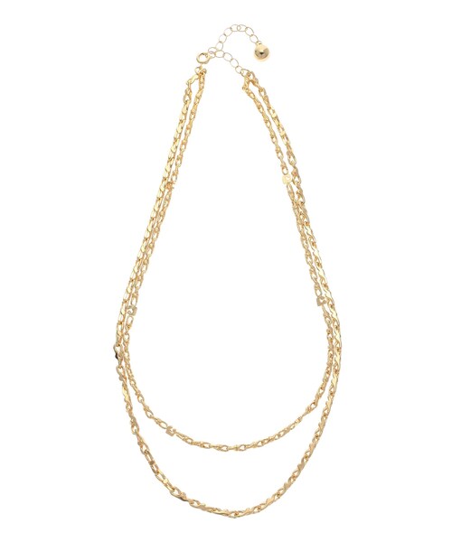 EMODA（エモダ）の「ボックスEマークネックレス（ネックレス・レディース・シルバー/ゴールド・F）」の2枚目の写真