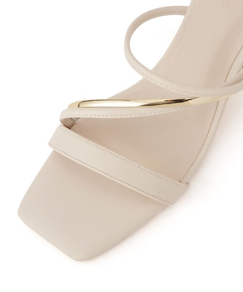 VIS（ビス）の「メタルヒールサンダル（サンダル・レディース・ブラック/オフホワイト・L/M/S）」の14枚目の写真