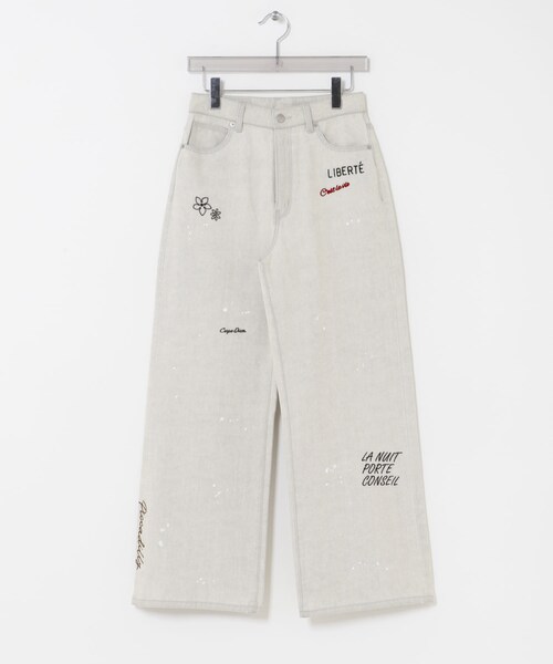 URBAN RESEARCH(アーバンリサーチ)の「『別注』PICCADILLY×URBAN RESEARCH 刺繍デニムパンツ(デニムパンツ・レディース・LT GRAY/LT INDIGO・36/38/40)」の8枚目の写真