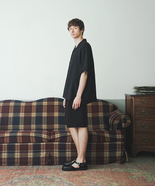 URBAN RESEARCH(アーバンリサーチ)の「『別注』BROOKS BROTHERS×URBAN RESEARCH LINEN CAMP SHIRTS SHORT-SLEEVE(シャツ/ブラウス・メンズ・BLACK/BLUE/BODEAUX・M/L/XL)」の10枚目の写真