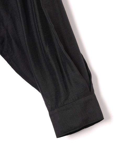 ADAM ET ROPE'（アダムエロペ）の「セルロースリネンオーバーシャツ（シャツ/ブラウス・レディース・ブラック/サックス/クリーム/ホワイト系・F）」の8枚目の写真