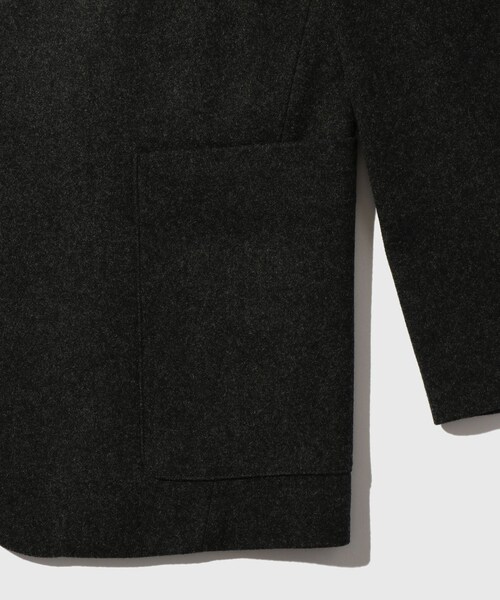 ADAM ET ROPE'(アダムエロペ)の「【ANOTHER OFFICE/アナザーオフィス】Santiago Cashmere Sports Jacket(テーラードジャケット・メンズ・ブラック/チャコール・1/2)」の11枚目の写真