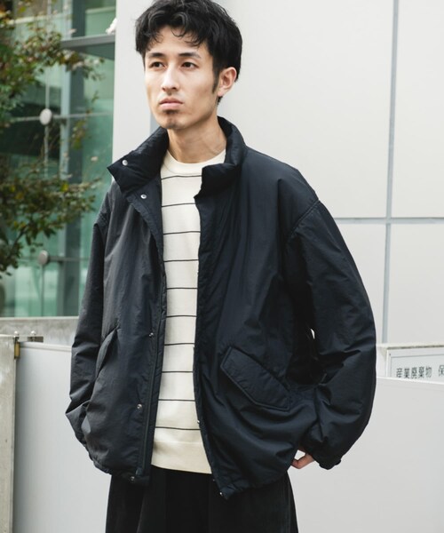 URBAN RESEARCH DOORS（アーバンリサーチドアーズ）の「中綿ショートモッズコート（モッズコート・メンズ・OLV CHK/CCL CHK/BLACK・M/L）」の9枚目の写真
