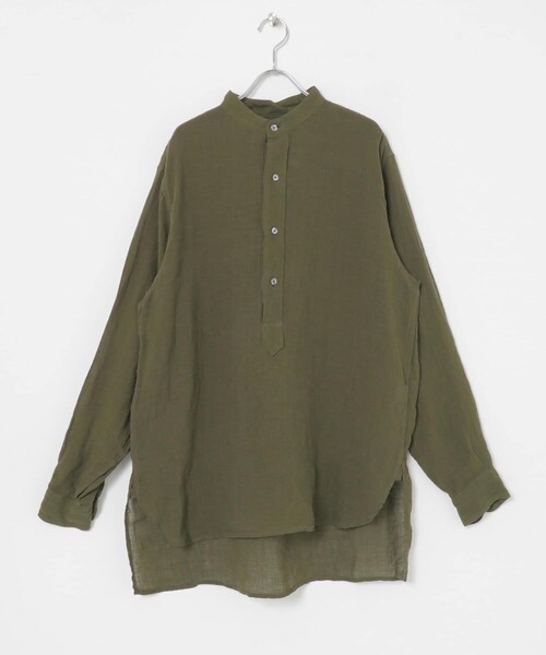 MAATEE&SONS PULL OVER SHIRTS ドS LINEN