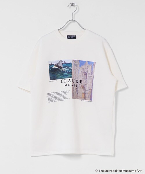 SENSE OF PLACE by URBAN RESEARCH（センスオブプレイスバイアーバンリサーチ）の「『別注』THE MET×SENSE OF PLACE　SHORT-SLEEVE T-SHIRTS B（Tシャツ/カットソー・メンズ・WHITE/BLACK/L.PURPLE・M/L）」の12枚目の写真