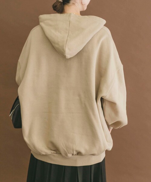 ITEMS URBANRESEARCH（アイテムズ アーバンリサーチ）の「ハイヒートコットンハーフジップスウェット（パーカー・レディース・BEG/GRY/BLK・Free）」の20枚目の写真