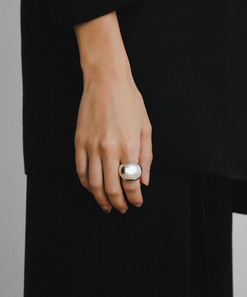 URBAN RESEARCH（アーバンリサーチ）の「decor『デコール』　Kyu ring（リング・レディース・Silver・one）」の2枚目の写真