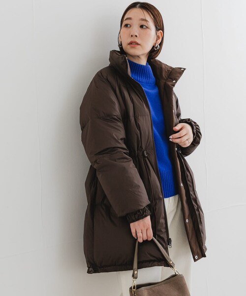 URBAN RESEARCH ROSSO（アーバンリサーチロッソ）の「F by ROSSO　撥水リバーシブルロングダウン（その他アウター・レディース・BROWN/BLACK・Free）」の2枚目の写真