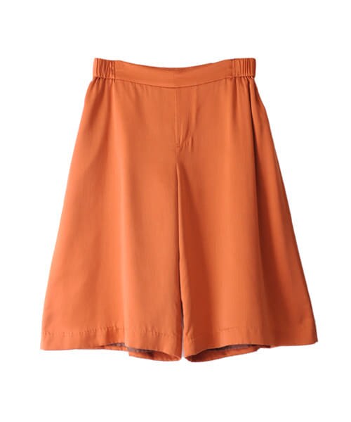 URBAN RESEARCH ROSSO（アーバンリサーチロッソ）の「Lirica　Silk half pant’s（その他パンツ・レディース・brick/phantom・36/38）」の3枚目の写真