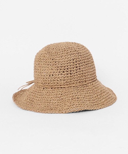 URBAN RESEARCH Sonny Label（アーバンリサーチサニーレーベル）の「折り畳みペーパーハット（ハット・レディース・キャメル/ベージュ・one）」の21枚目の写真