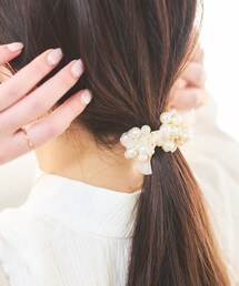 VIS | パールリボンヘアゴム(ヘアゴム)