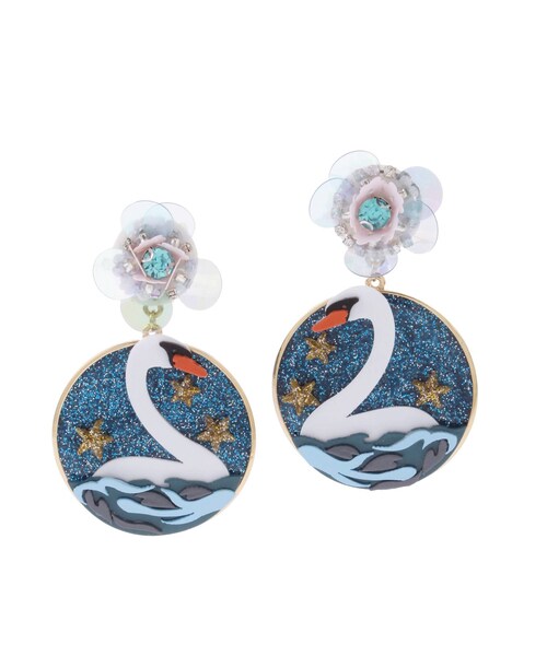 【KLOSET】Princess Swanlake earrings