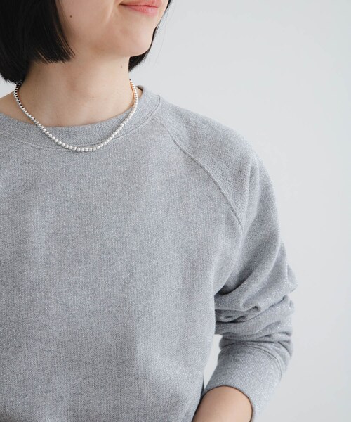 URBAN RESEARCH(アーバンリサーチ)の「ラメ裏毛スウェット(スウェット・レディース・IVORY/LT GRAY・Free)」の19枚目の写真
