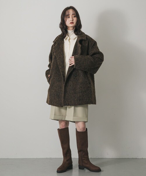 SENSE OF PLACE by URBAN RESEARCH（センスオブプレイスバイアーバンリサーチ）の「ターンバックハーフパンツ（その他パンツ・レディース・BLACK/Y.BEIGE・S/M）」の22枚目の写真