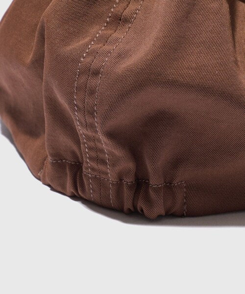 ADAM ET ROPE'(アダムエロペ)の「【KIJIMA TAKAYUKI/キジマ タカユキ】DRY TWILL ELASTIC BACK CAP(キャップ・メンズ・ブラック/ブラウン/パープル・59)」の7枚目の写真