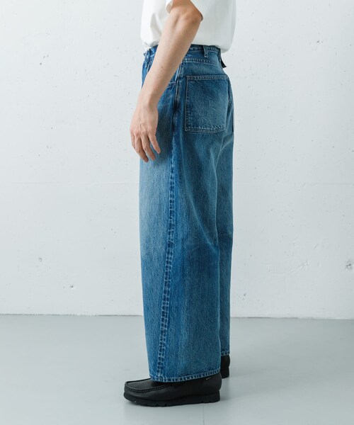 URBAN RESEARCH（アーバンリサーチ）の「CIOTA　WIDE BAGGY 5 POCKET PANTS（デニムパンツ・メンズ・M BLUE・30/32/34）」の5枚目の写真