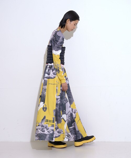 THE GOODLAND MARKET（ザグッドランドマーケット）の「old honey　61℃skirt（スカート・レディース・white/yellow・one）」の21枚目の写真