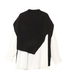 ELENDEEK | ASYMME PLEATS BL SET KT(ニット/セーター)