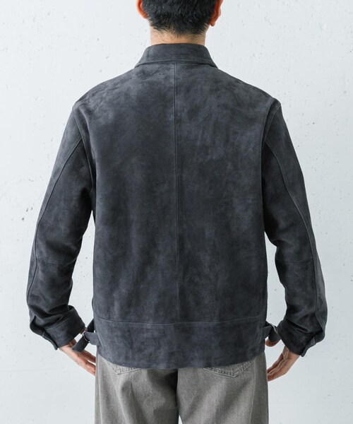 URBAN RESEARCH（アーバンリサーチ）の「GOAT SUEDE SPORTS JACKET（ブルゾン・メンズ・CHARCOAL・M/L）」の3枚目の写真