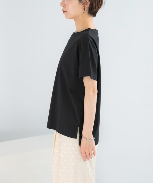 URBAN RESEARCH ROSSO（アーバンリサーチロッソ）の「UVカットアイスコットンカットソー（Tシャツ/カットソー・レディース・OFF/BLACK/MINT GREEN・Free）」の21枚目の写真