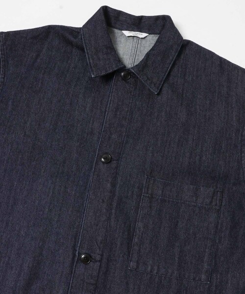 URBAN RESEARCH DOORS(アーバンリサーチドアーズ)の「デニムシャツカバーオール(デニムジャケット・メンズ・BLACK/O.W・S/M/L)」の9枚目の写真
