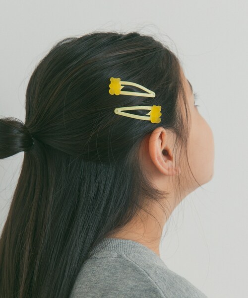 URBAN RESEARCH DOORS(アーバンリサーチドアーズ)の「MILK x SODA SUGA BEAR HAIR CLIP(KIDS)(その他雑貨・キッズ・BLUE/PURPLE/YELLOW・One)」の3枚目の写真