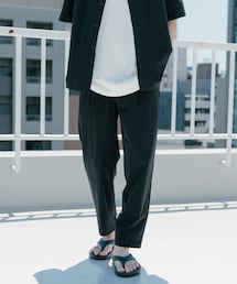 ITEMS URBANRESEARCH | シルキーナイロン 多機能 タックパンツ(その他パンツ)