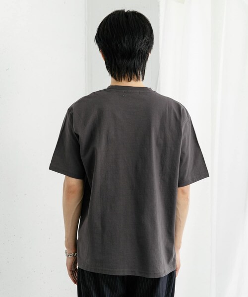 SENSE OF PLACE by URBAN RESEARCH（センスオブプレイスバイアーバンリサーチ）の「company logo short-sleeve t-shirts A（Tシャツ/カットソー・メンズ・OFF WHITE/CHARCOAL/LIME・M/L）」の19枚目の写真
