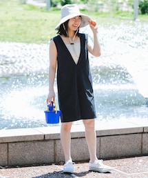 F by ROSSO　撥水ショートオールインワン