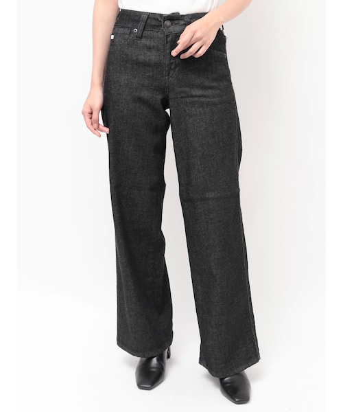 TONAL（トーナル）の「【SOMETHING】LISA SEMI WIDE（その他パンツ・レディース・ブラック/ネイビー・27ｲﾝﾁ/28ｲﾝﾁ）」の2枚目の写真