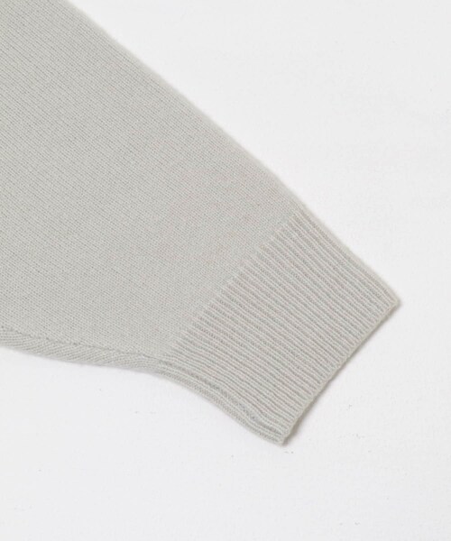 URBAN RESEARCH（アーバンリサーチ）の「カシミヤ強縮クルーネックニット（ニット/セーター・レディース・BEIGE/LIGHT GRAY/TOP GRAY/RED・FREE）」の14枚目の写真