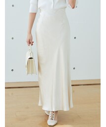 MERCURYDUO | サテンナロースカート(スカート)