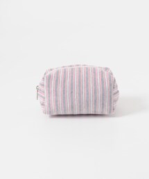 KBF | UNFOLD　Stripe terry pouch(ポーチ)
