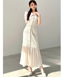 RESEXXY | ラッセルレースマーメイドワンピース(ワンピース)