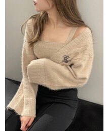 EATME | セパレートケーブル編みニット(ニット/セーター)