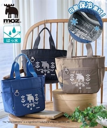 moz（モズ）はっ水保冷刺しゅう入トートバッグ