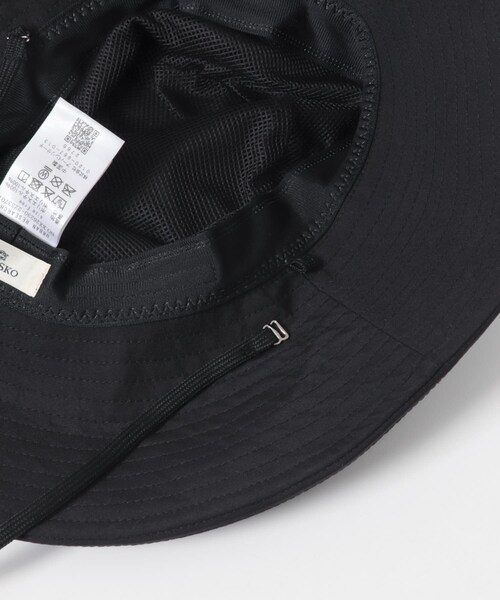 RODE SKO（ロデスコ）の「洗える畳める撥水日よけハット（ハット・レディース・BLACK/BROWN・Free）」の10枚目の写真