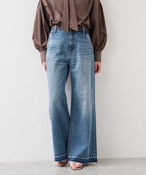 VIS(ビス)の「バギーワイドデニムパンツ(デニムパンツ・レディース・ブラック系/ブルー系・M/S/SS)」の15枚目の写真