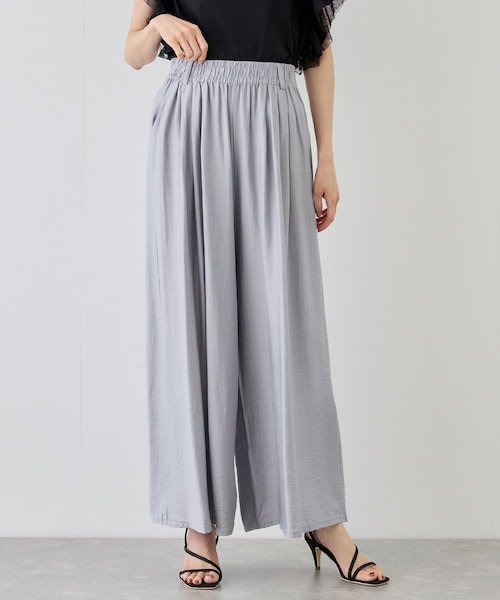 Jayro(ジャイロ)の「フレアワイドパンツ(その他パンツ・レディース・ブラック/グレー/ホワイト系/ベージュ・F)」の6枚目の写真