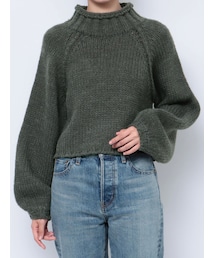 Ungrid | ローゲージハイネックショートニット(ニット/セーター)